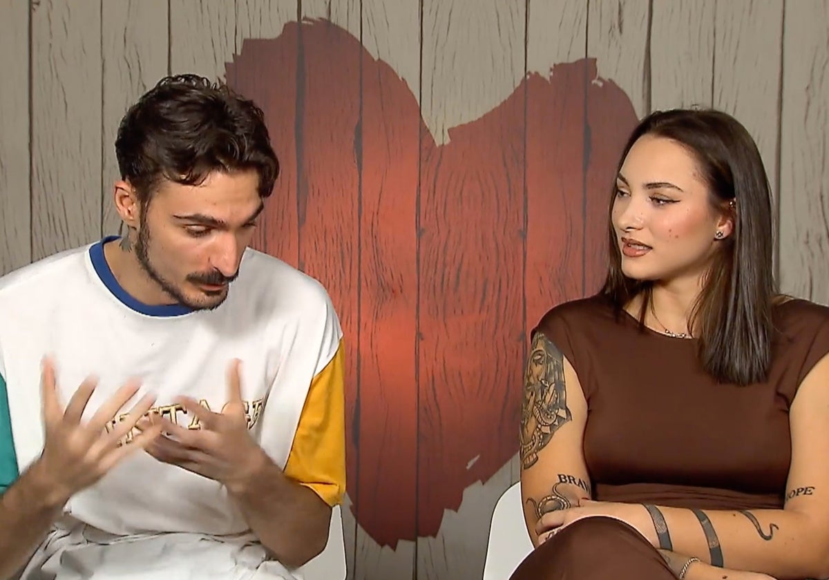 Jota y Milena en un final de cita de lo más tenso
