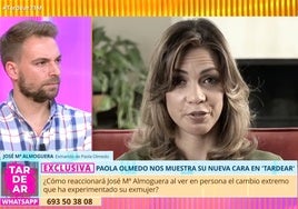 El zasca de José María Almoguera al ver la nueva cara de Paola Olmedo: «Es pasado y a mi ella ya ni me va ni me viene»