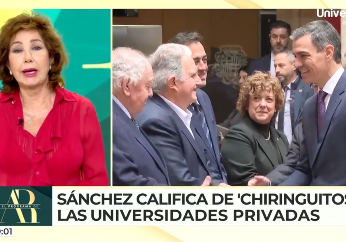 Ana Rosa Quintana no se ha cortado a la hora de atacar a Pedro Sánchez desde 'El programa de Ana Rosa'.