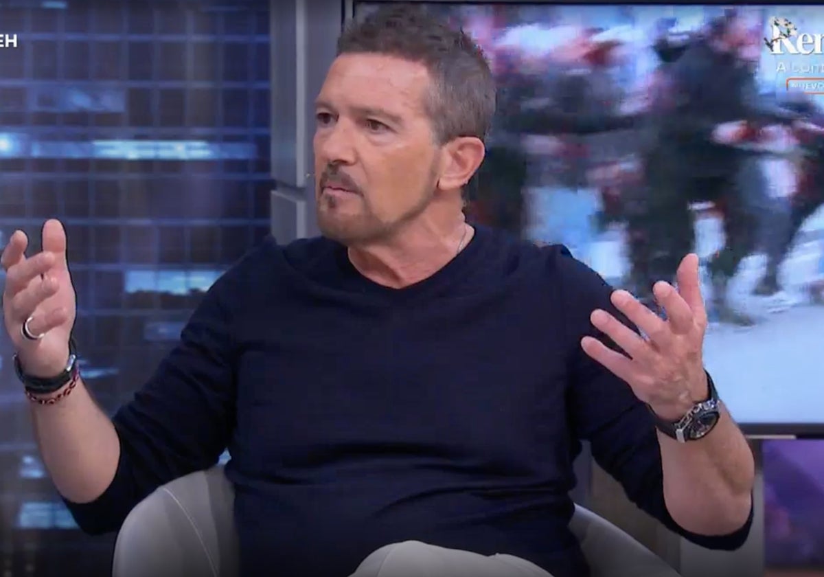 Antonio Banderas en 'El Hormiguero'
