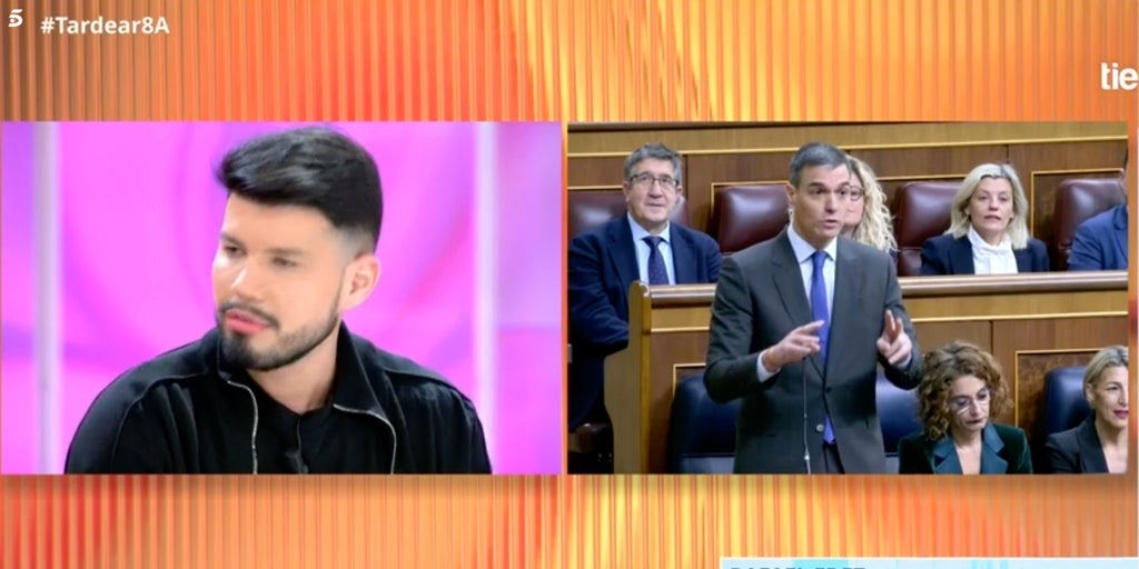 「誘惑島」の有名なスペインの政治家と出場者の間で勝利する男性のための美学治療