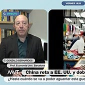 Gonzalo Bernardos, contundente sobre lo que considera el «efecto Trump»: «Desde que llegó ha hecho más pobre a todo el mundo»
