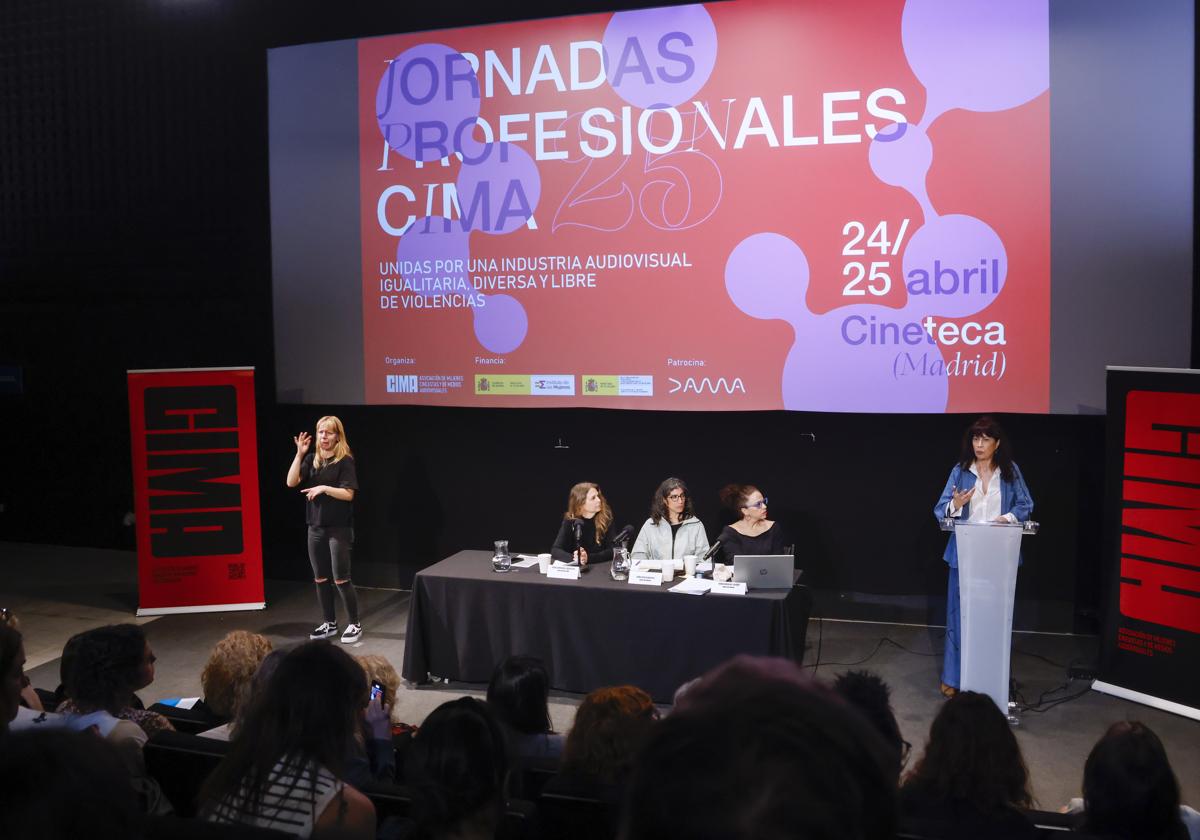 Presentación del informe 'Unidas por una industria audiovisual igualitaria, diversa y libre de violencias' de la Asociación de Mujeres Cineastas y de Medios Audiovisuales (CIMA).