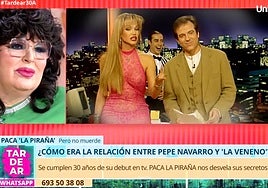Paca La Piraña revela detalles íntimos de la relación entre La Veneno y Pepe Navarro: «A él le daba mucho morbo y hubo...»