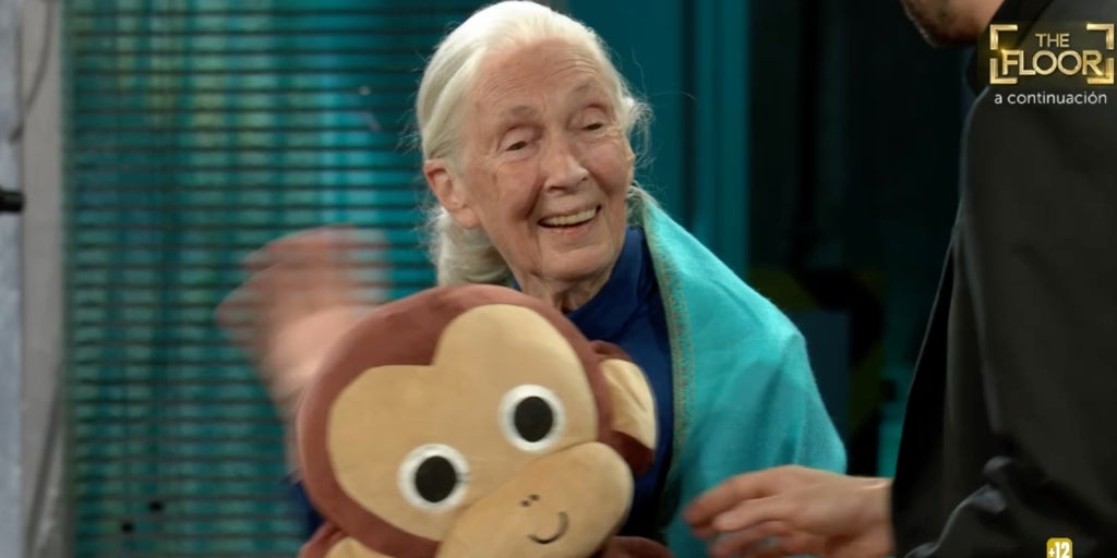 Sorpresa mayúscula en ‘La Revuelta’ ante la visita de la leyenda Jane Goodall: «Los chimpancés me recuerdan a ciertos políticos hombres»