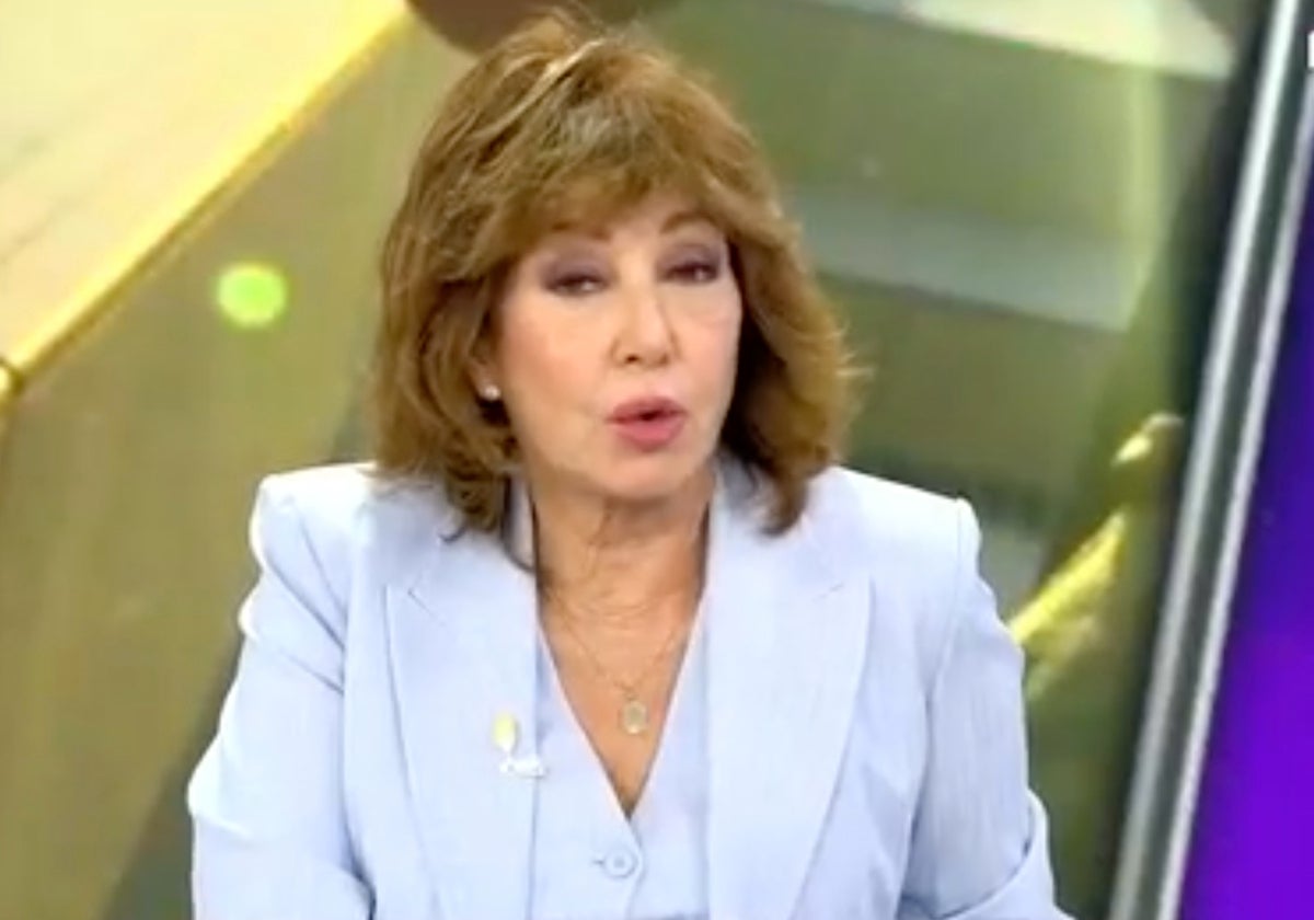 Ana Rosa Quintana ha comunicado la triste noticia a la audiencia de 'El programa de Ana Rosa'