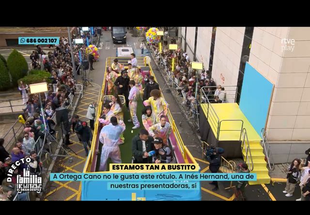 Desfile de 'La familia de la tele'