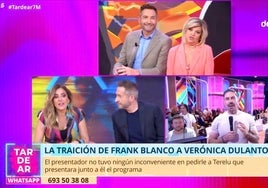 Terelu dice «sí» a la propuesta de presentar 'TardeAR': así ha sido «la traición» de Frank Blanco a Verónica Dulanto