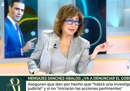 La 'predicción' de Ana Rosa Quintana sobre el plan de Moncloa tras los mensajes de Sánchez: «Se plantean un apagón con... »