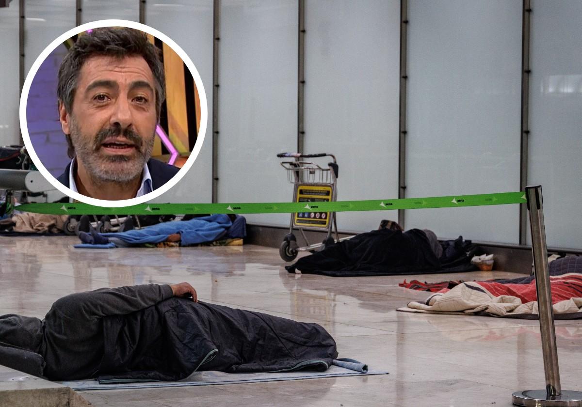 Juan del Val, tajante con las medidas adoptadas en el aeropuerto de Barajas contra los sintecho que viven allí: «No es la solución»