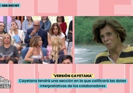 Cayetana Guillén Cuervo estrena sección: María Patiño, Belén Esteban, Kiko Matamoros y compañía, ahora actores de cine y televisión