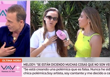 Alessandro Lecquio no se corta en dejar a Melody el mejor de los consejos ante el lío de Eurovisión