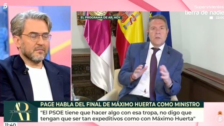 Máximo Huerta se 'revuelve' contra Page y el PSOE por un comentario «entre risas» sobre él: «Tropa sucia y vergonzante»