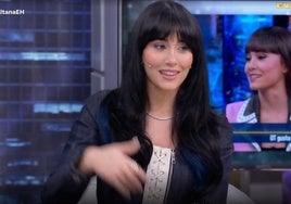 Aitana visitando 'El Hormiguero' por la salida de un nuevo disco