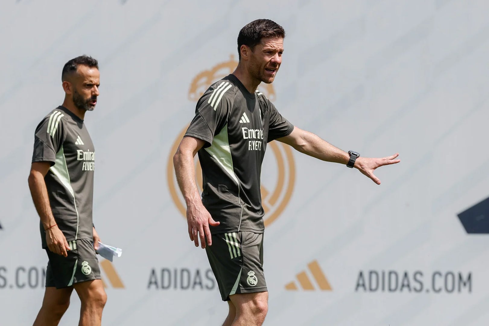 Xabi Alonso, en su primer entrenamiento como entrenador del Real Madrid