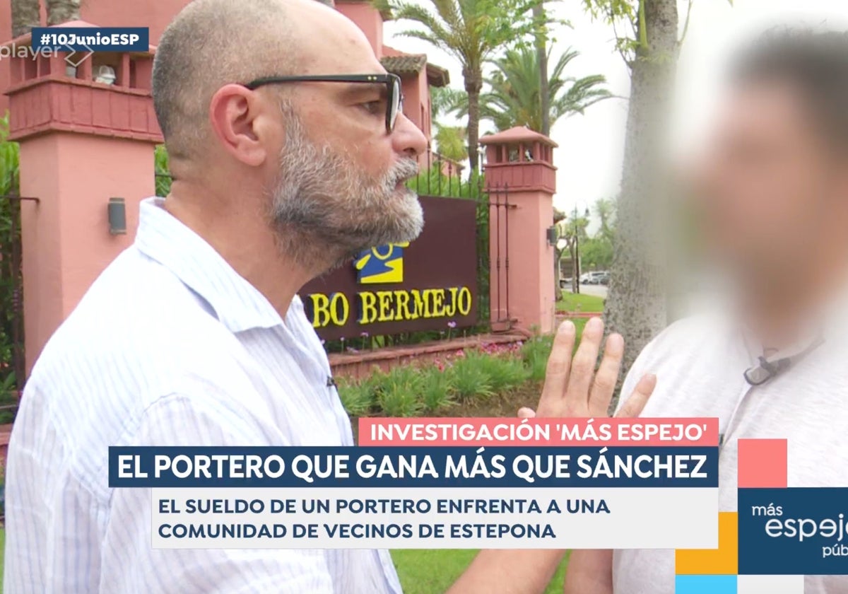 'Espejo Público' ha sacado a la luz la historia del sueldo de este portero que tiene a los vecinos en pie de guerra.