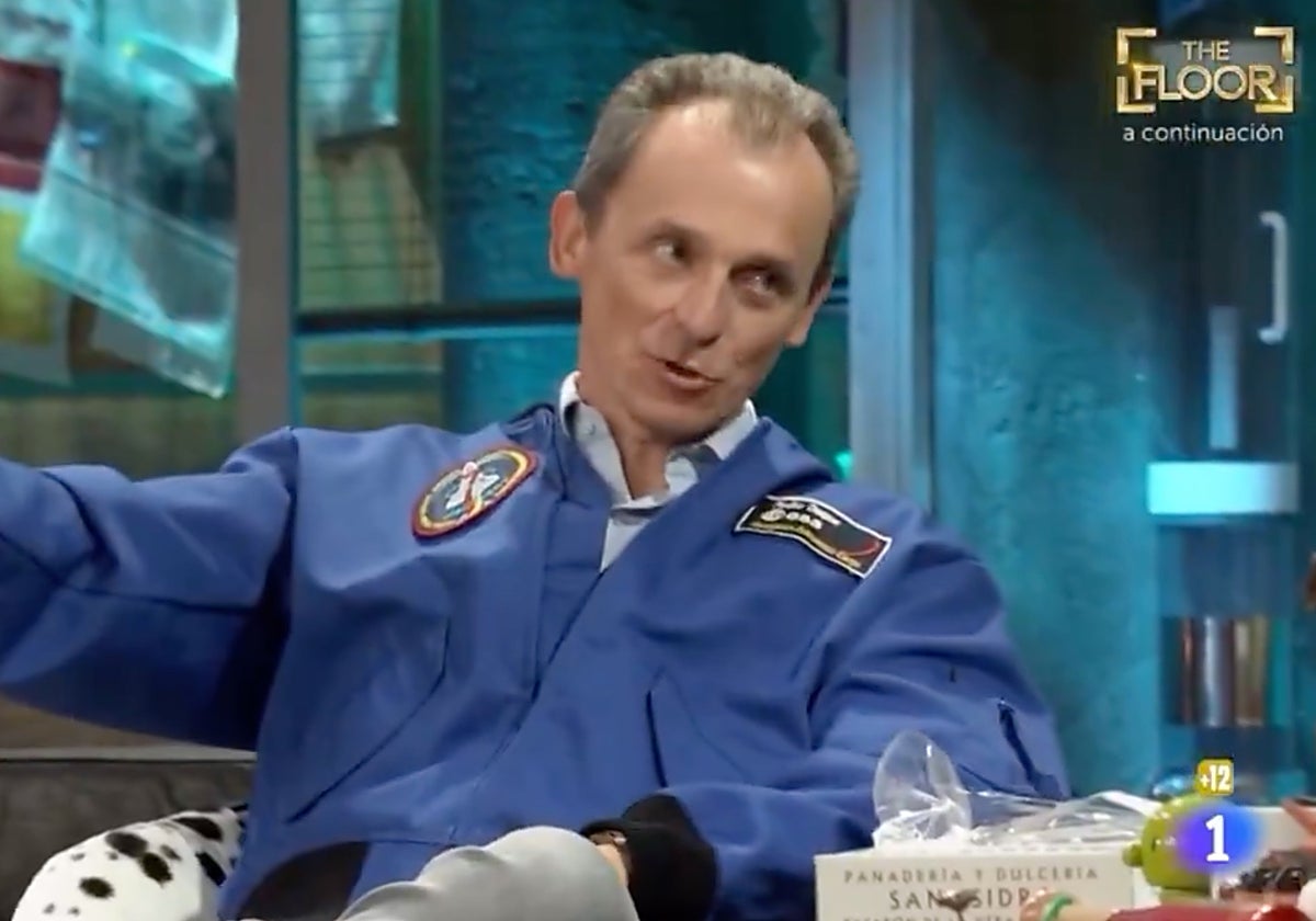 Pedro Duque durante el programa de 'La Revuelta' de hoy