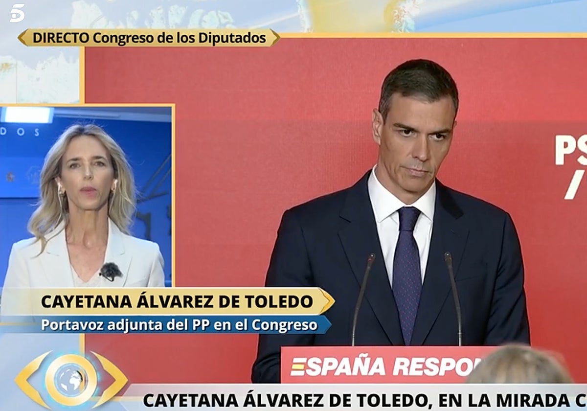 La mirada crítica: Álvarez de Toledo, a degüello contra Pedro Sánchez tras su comparecencia: «Comedia apocalíptica de un farsante»