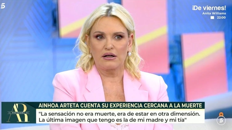 Ainhoa Arteta revela la traumática vivencia que tuvo al borde de la muerte: «Era oscuro pero había luces»