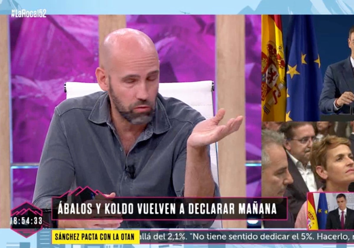 Gonzalo Miró se ha pronunciado en 'La Roca' sobre una posible dimisión de Pedro Sánchez.