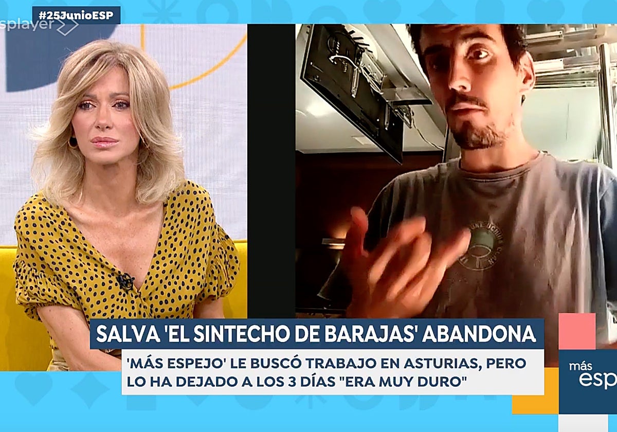 Susanna Griso y su equipo de colaboradores ha dado un demoledor 'rapapolvo' al 'sin techo de Barajas' al que le buscaron trabajo y que lo abandonó a los tres días.
