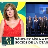 Ana Rosa le hace un traje a Sánchez por su «soledad» en la cumbre de la OTAN: «Parecía 'El rey pasmado'»