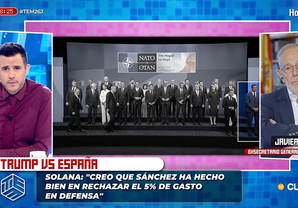 Javier Solana, contundente ante la postura de España en la Cumbre de la OTAN