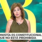 Ana Rosa Quintana, demoledora tras el aval a la amnistía: saca los colores a Sánchez y destapa su siguiente paso