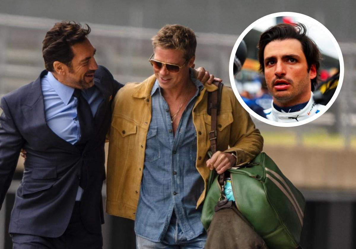 Carlos Sainz va al cine a ver 'Fórmula 1' y advierte sobre la película de Brad Pitt y Javier Bardem: «Solo diré que...»