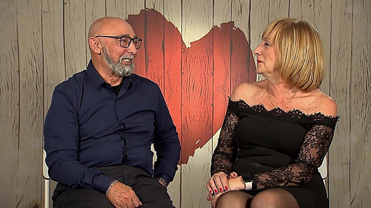 Luis y Pilar al final de la cita