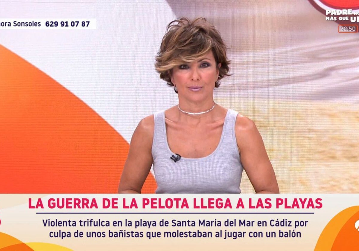 Sonsoles Ónega en 'Y ahora Sonsoles'