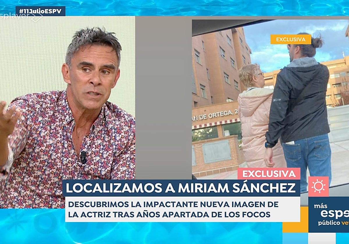 Alonso Caparrós se ha plantado ante lo que emitía 'Espejo Público' de Miriam Sánchez.