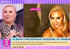 Raquel Mosquera reaparece con «nueva cara» para desvelar qué hay tras su evidente cambio físico