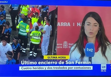 El momento 'tierra trágame' de una reportera de TVE obliga a cerrar abruptamente su conexión