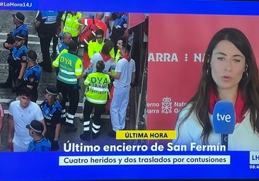 El momento 'tierra trágame' de una reportera de TVE obliga a cerrar abruptamente su conexión