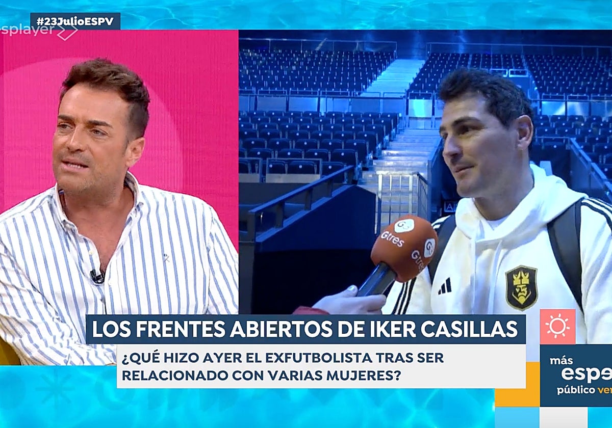 Iker Casillas se plantó ante la propuesta de Miquel Valls, presentador de 'Espejo Público'.