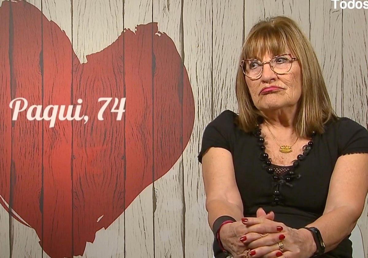 Paqui en 'First Dates'