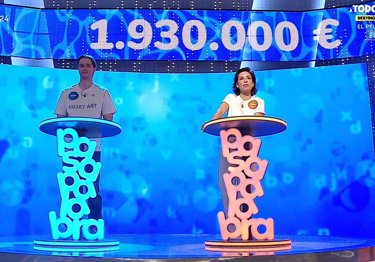 Manu y Rosa en el 'Rosco'