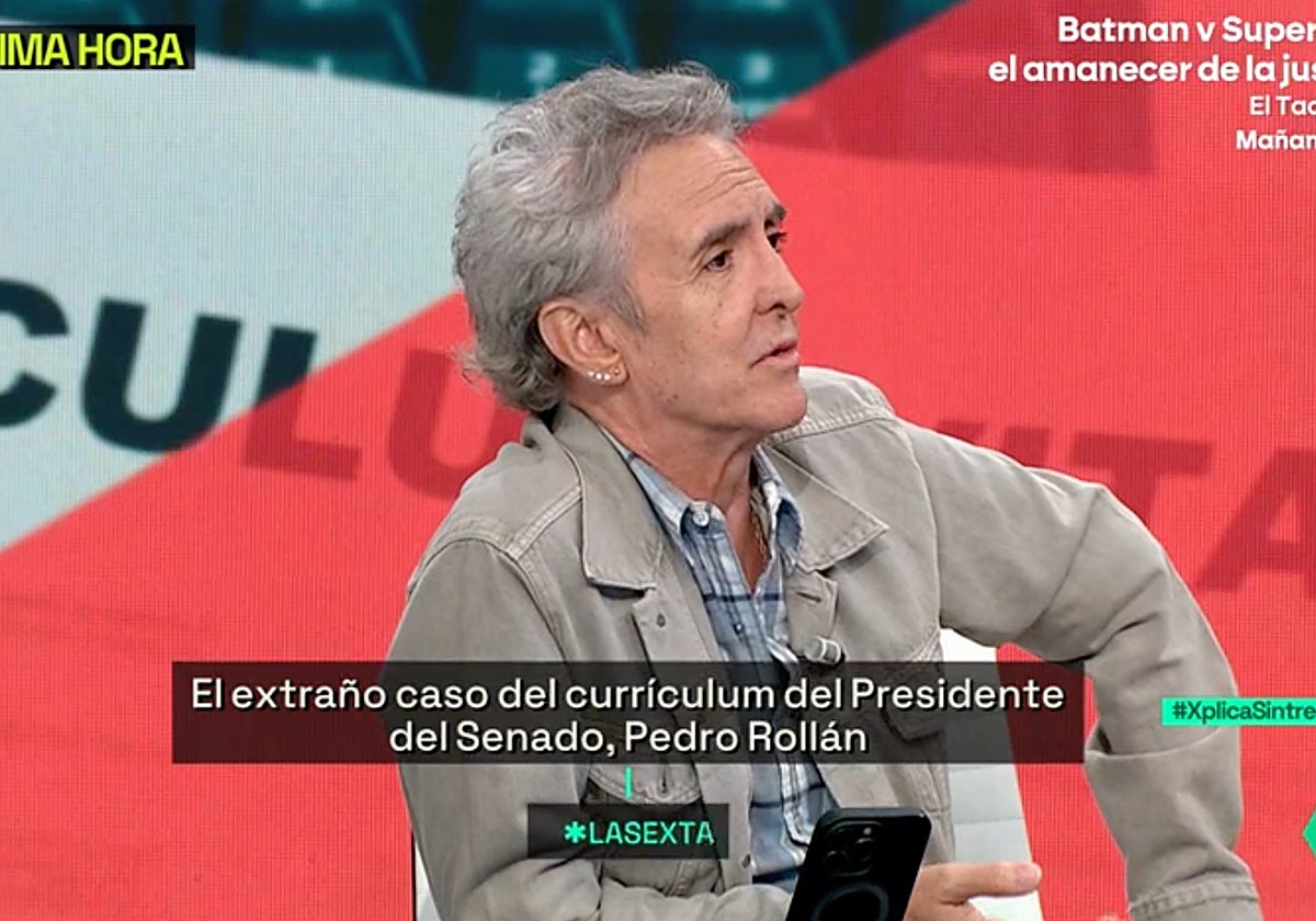 Ramoncín ha hablado alto y claro sobre la «titulitis» de la clase política ante las cámaras de 'La Sexta Xplica'.