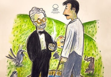 Fernando Colomo regresa a los cines: ABC estrena en primicia el 'making of' de 'Las delicias del jardín'