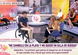La advertencia de un joven parapléjico a quienes se lanzan al agua de manera temeraria: «Es una tragedia verse así por un mal salto o una zambulllida»