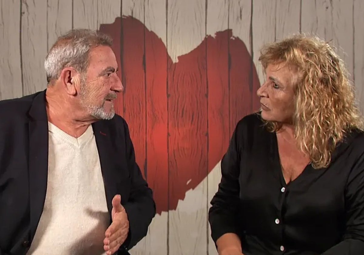 Agapito y Vicky en 'First Dates'