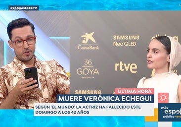 La frase de Verónica Echegui antes de morir que ha dejado en 'shock' a 'Espejo Público: «Impacta»