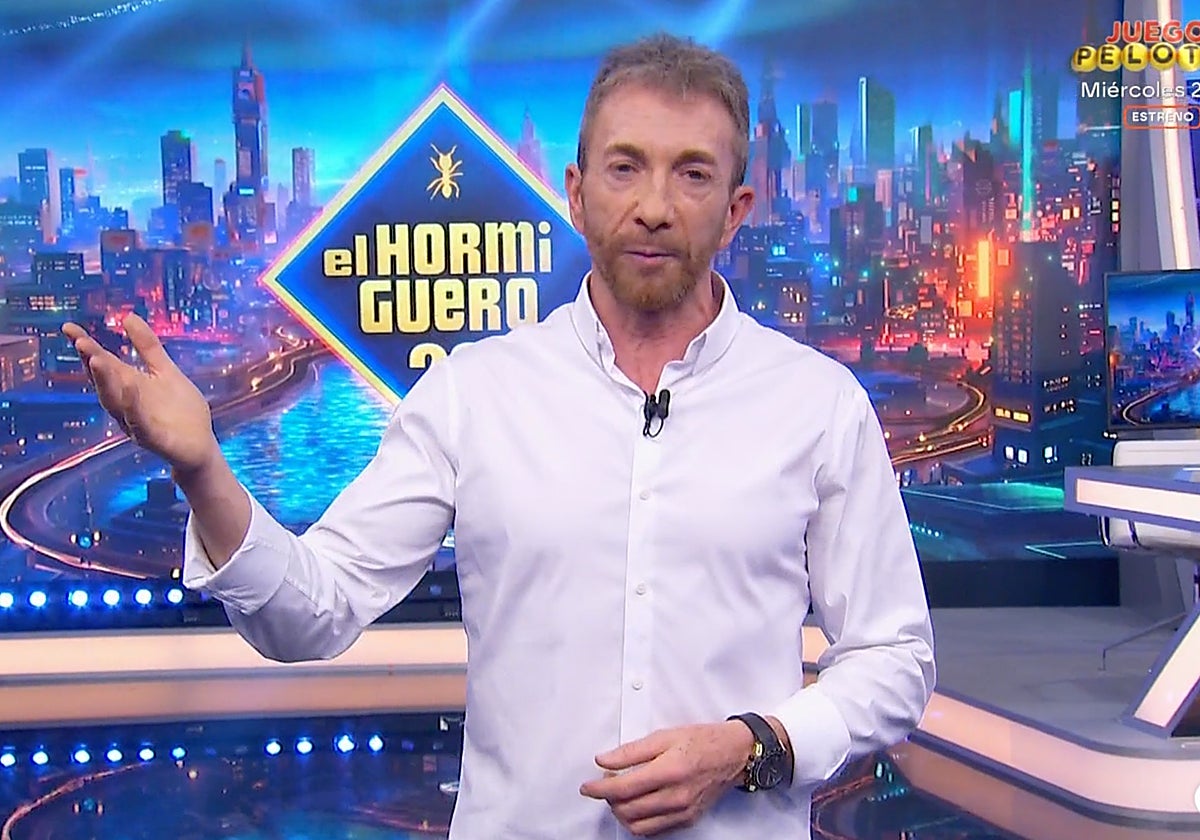 Pablo Motos en el estreno de la 20ª temporada de 'El Hormiguero'
