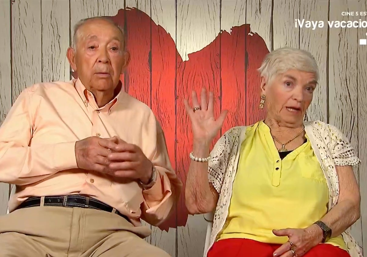 Pablo y Josefina al final de la cita