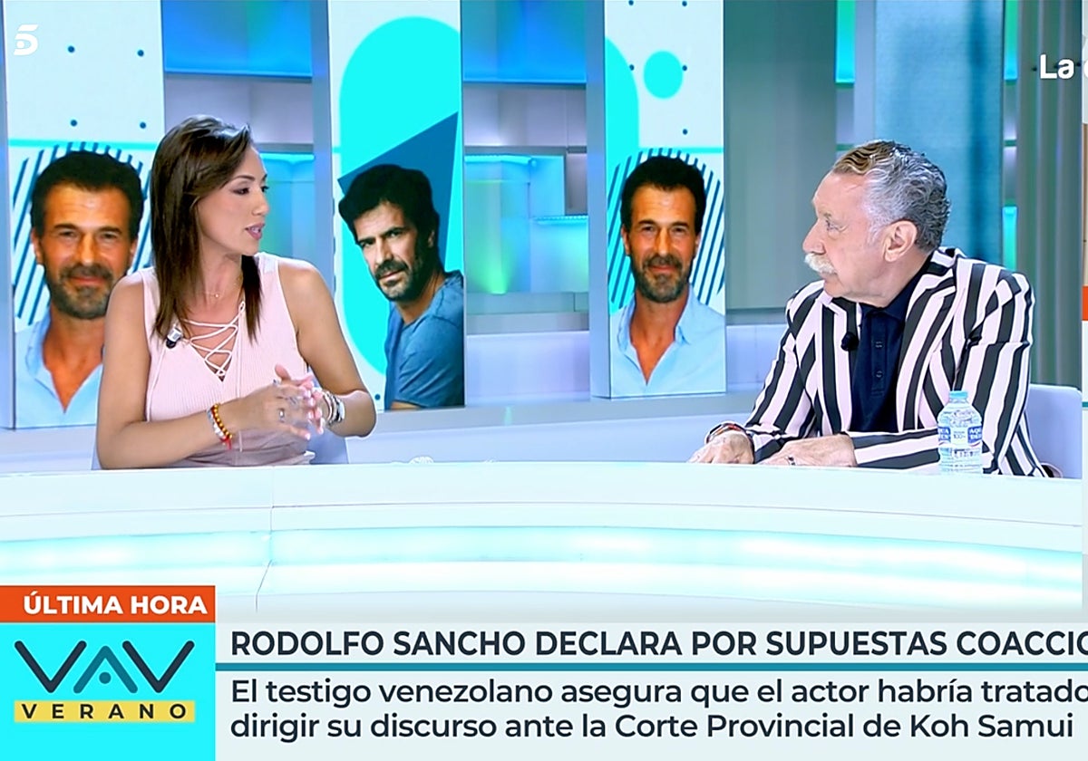 Patricia Pardo y el abogado de Daniel Sancho se han enfrentado ante las cámaras de 'Vamos a ver'.
