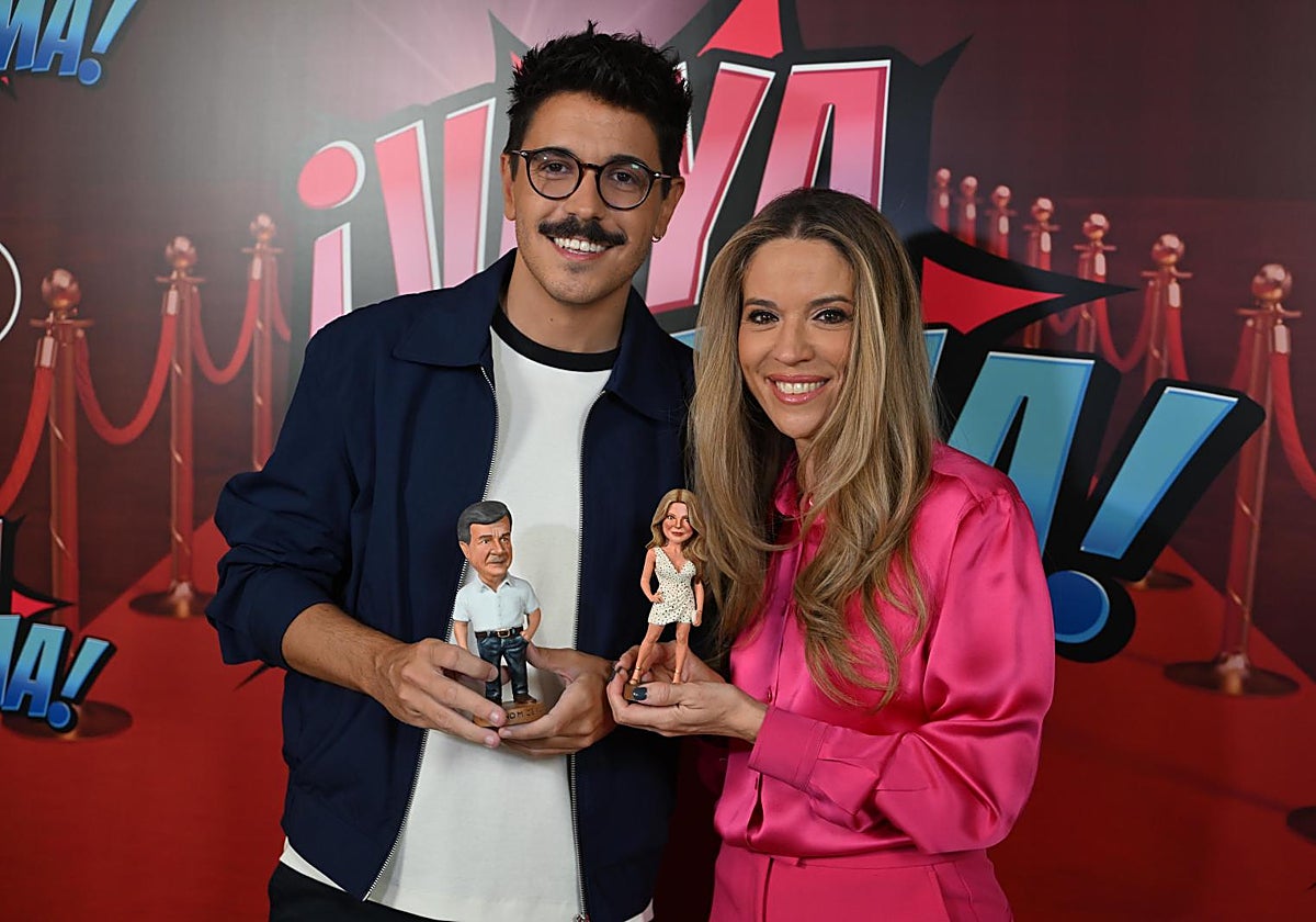 Fran Ramírez y Cristina Lasvignes, presentadores de '¡Vaya Fama!'