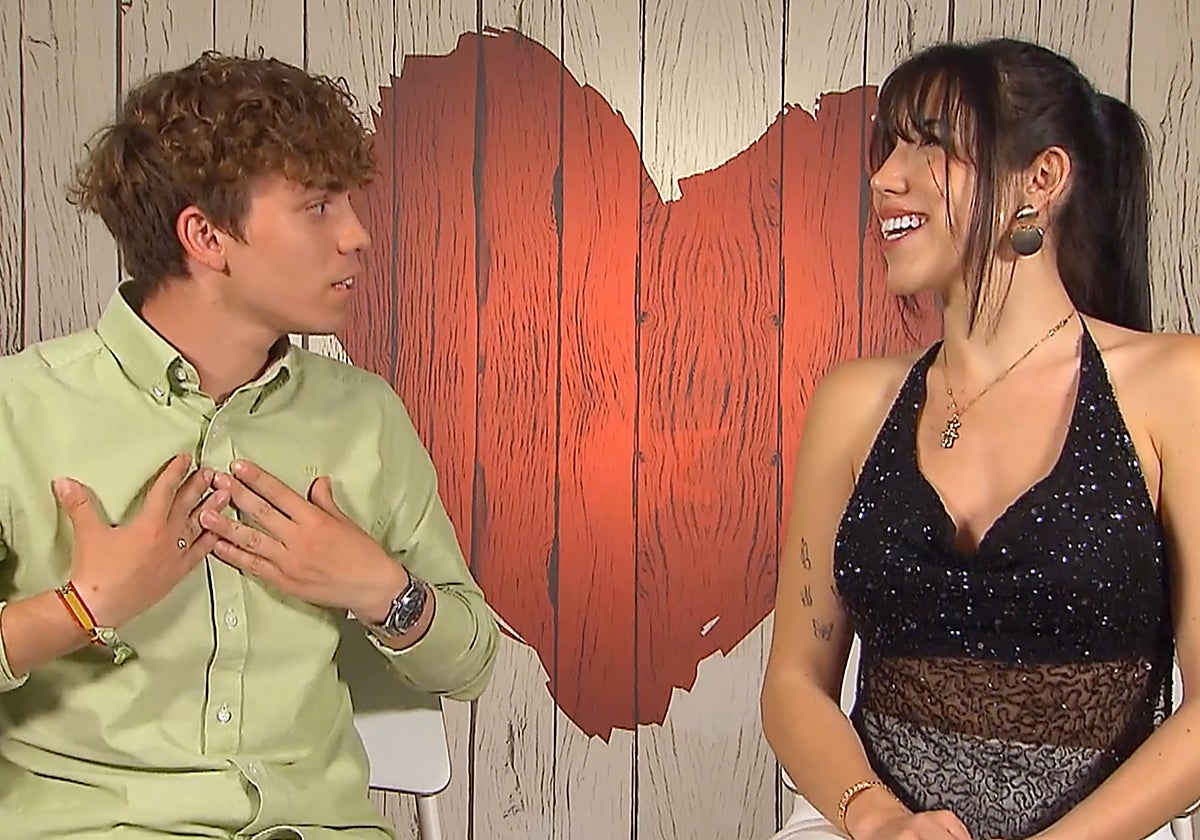 Enrique y Charís discutiendo al final de la cita