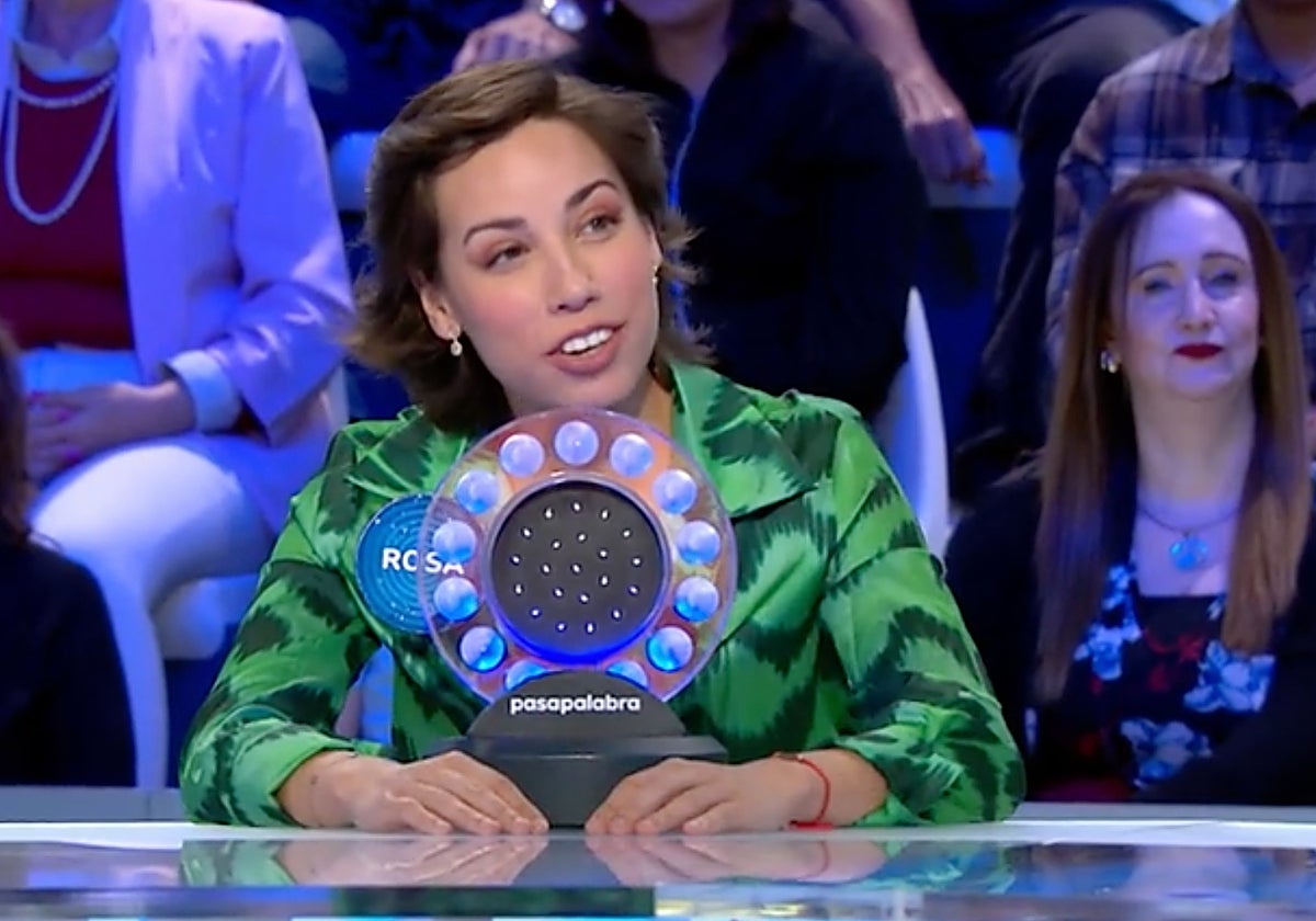 Rosa en 'Pasapalabra'