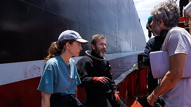 Rodaje de 'Los Tigres', con Barbara Lennie y Antonio de la Torre